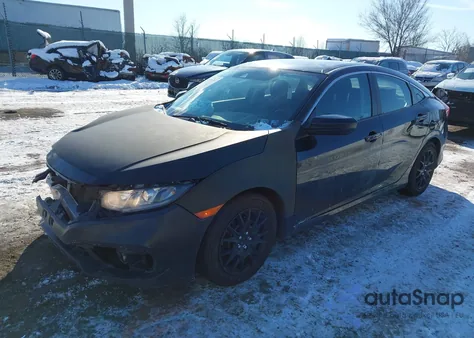 2020 Honda Civic Lx z USA, uszkodzony, nr VIN 2HGFC2F60LH563348